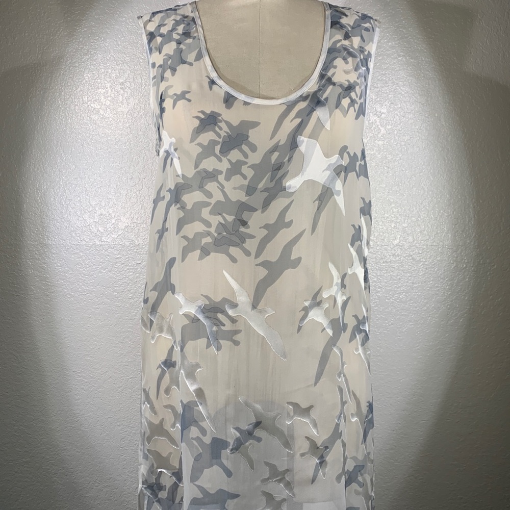 4 Love and Liberty by Johnny Was Vogel Silk Tunic NWT